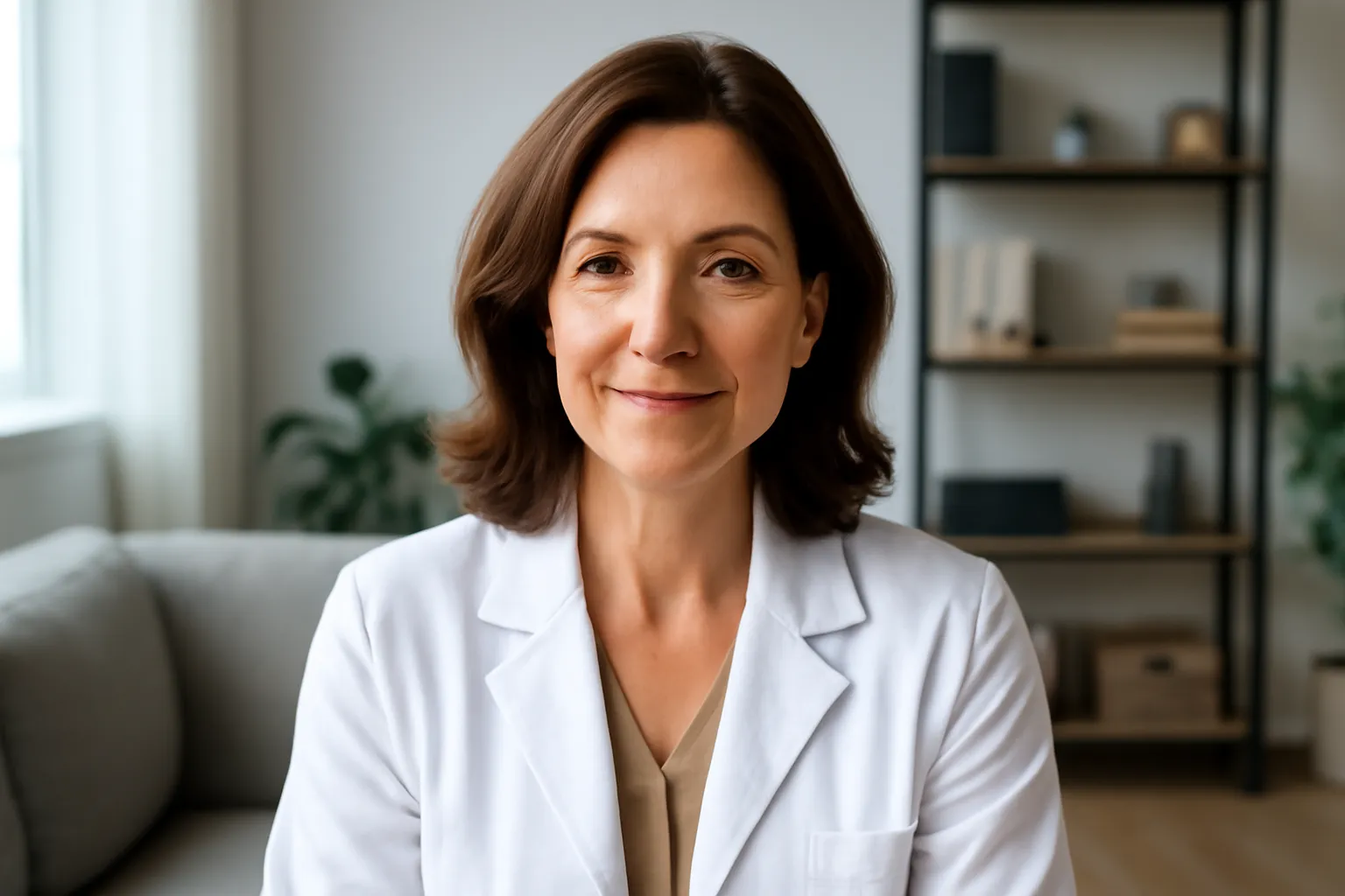 Portrait professionnel du Dr Camille Vasseur, psychiatre, cabinet à Bordeaux