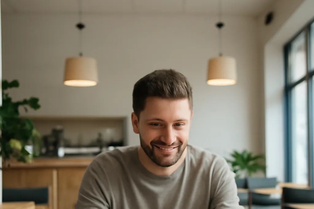 Homme consultant une application de rencontre sur son smartphone