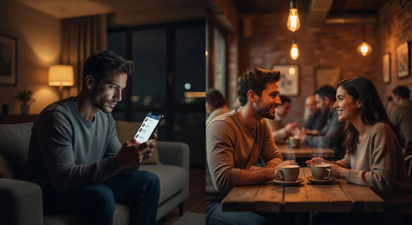 Les rencontres reelles vs les rencontres virtuelles